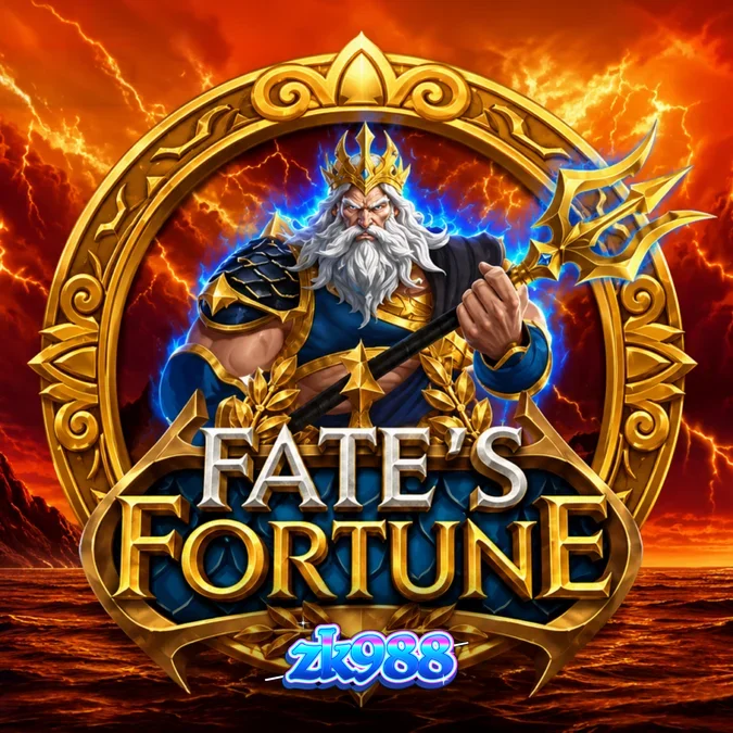 Tampilan visual slot Fate’s Fortune dengan elemen mitologi Yunani